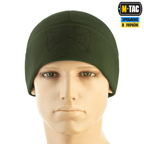 M-TAC ШАПКА WATCH CAP ELITE ФЛИС (320Г/М2) С ЛИПУЧКОЙ ARMY OLIVE