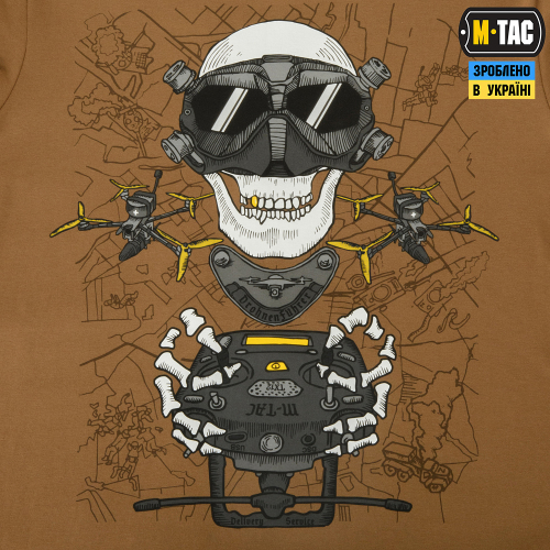 M-TAC ФУТБОЛКА DROHNENFÜHRER COYOTE BROWN