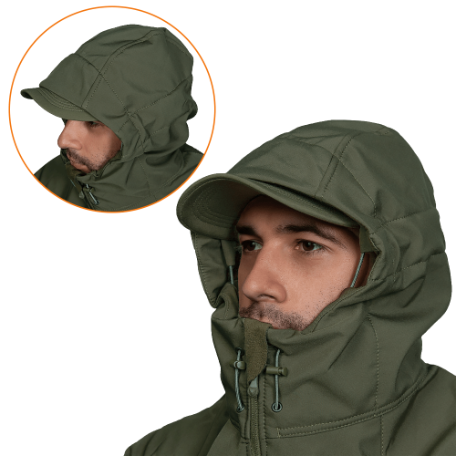 CAMO-TEC КУРТКА STALKER SOFTSHELL OLIVE 7225