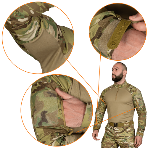 CAMO-TEC БОЙОВА СОРОЧКА UBACS RAID MULTICAM TAN 7504