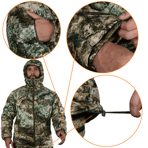 CAMO-TEC КОСТЮМ ЗИМОВИЙ HITPOINT SOFTHEAT TERRA UA 7372