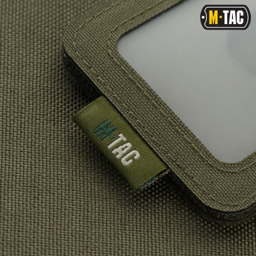 M-TAC БЕЙДЖ З ПРОЗОРОЮ ПАНЕЛЛЮ RANGER GREEN