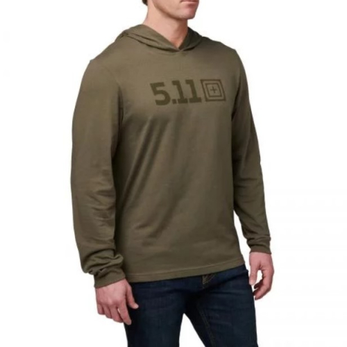 5.11 РЕГЛАН HOODED LONG SLEEVE RANGER GREEN 76165-186