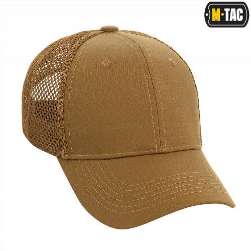 M-TAC БЕЙСБОЛКА З СІТКОЮ FLEX РІП-СТОП COYOTE BROWN