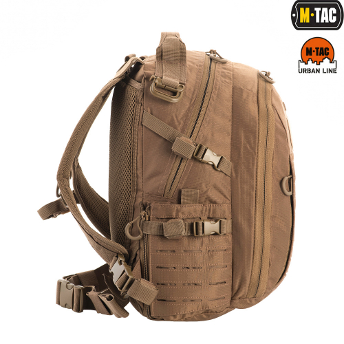 M-TAC РЮКЗАК URBAN LINE CHARGER HEXAGON PACK COYOTE BROWN