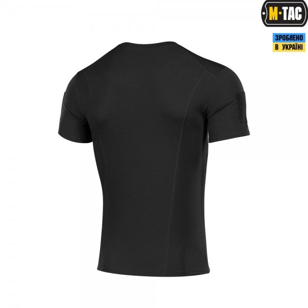 M-TAC ФУТБОЛКА ПОТОВІДВІДНА ATHLETIC VELCRO BLACK