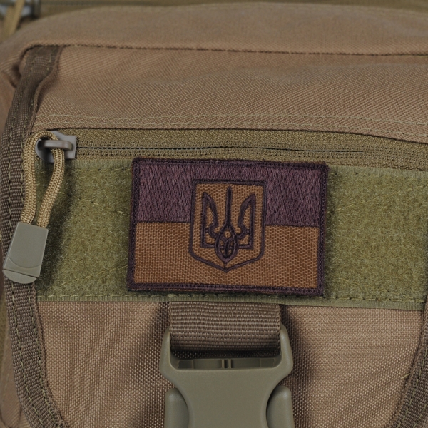 M-TAC НАШИВКА ФЛАГ УКРАИНЫ С ГЕРБОМ КОЙОТ
