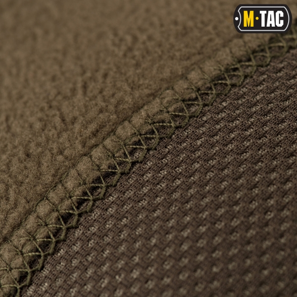 M-TAC ШАПКА WATCH CAP ФЛИС/СЕТКА С ЛОГОТИПОМ WINDBLOCK 380 OLIVE