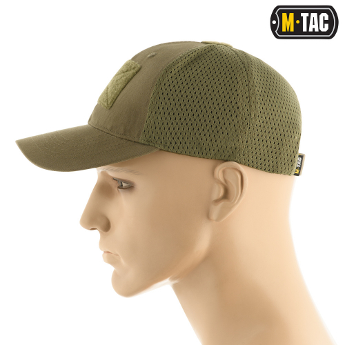 M-TAC БЕЙСБОЛКА З ЛИПУЧКОЮ І СІТКОЮ OLIVE