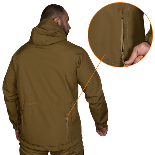 CAMO-TEC КУРТКА STALKER SOFTSHELL COYOTE 7346