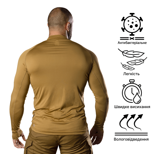 CAMO-TEC ЛОНГСЛІВ THORAX PRO LVL1 SJ COYOTE 7139