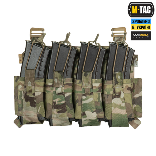  M-TAC ПЕРЕДНЯ ПАНЕЛЬ ДЛЯ ПЛИТОНОСКИ CUIRASS QRS XL НА 4 МАГАЗИНА MULTICAM