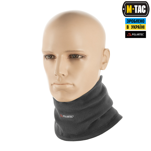 M-TAC ШАРФ-ТРУБА ДОВГИЙ POLARTEC DARK GREY
