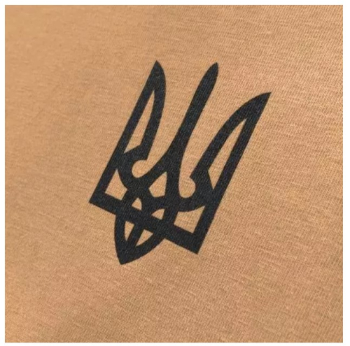 P1G-TAC ФУТБОЛКА З ПРИНТОМ ТРИЗУБ LOGO COYOTE BROWN UA281-29891-CB-TRL