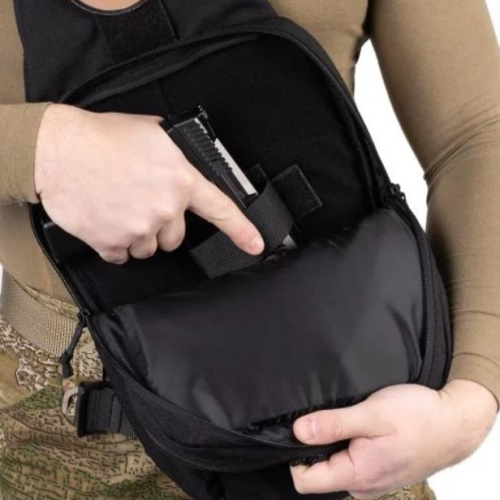 P1G-TAC СУМКА ПОЛЬОВА AGER BLACK UA281-70036-BK