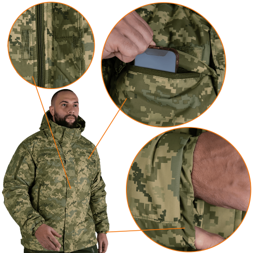 CAMO-TEC КУРТКА PATROL SYSTEM 3.0 CLIMASHELL MM14 7406