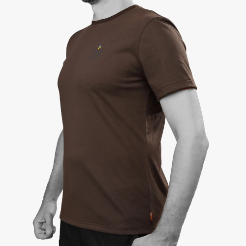 UATAC ФУТБОЛКА З ПРИНТОМ ТРИЗУБ DARK BROWN 53201231