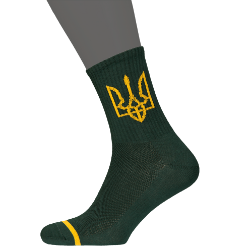 CAMO-TEC НОСКИ ТРИЗУБ DARK OLIVE 6 ПАР 7166