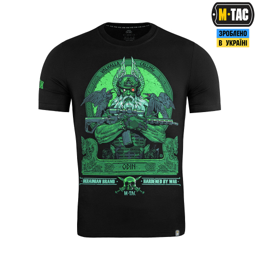 M-TAC ФУТБОЛКА ODIN NIGHT VISION BLACK