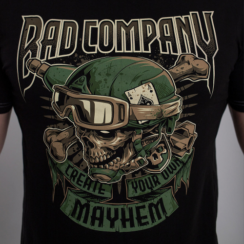 BAD COMPANY ФУТБОЛКА WARHEAD