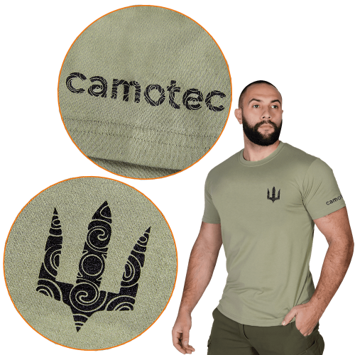 CAMO-TEC ФУТБОЛКА BAVOVNA TAURUS KHAKI 8011