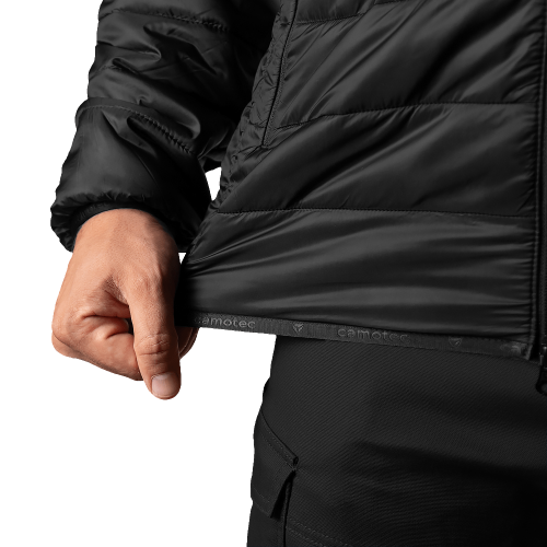 CAMO-TEC КУРТКА ЛЕГКИЙ ПУХОВИК STORM HOOD 2.0 BLACK 8255