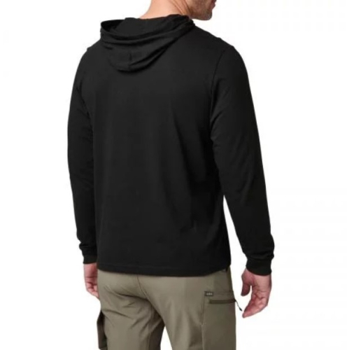 5.11 РЕГЛАН HOODED LONG SLEEVE BLACK 76165-019