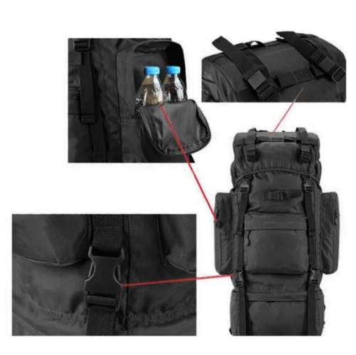 TAILOR РЮКЗАК ПОЛЬОВИЙ 75L BLACK 14033702