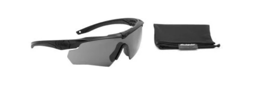 ESS ОЧКИ ЗАЩИТНЫЕ CROSSBOW ONE BLACK WITH SMOKE GRAY LENSE 740-0614