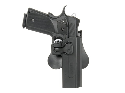 AMOMAX КОБУРА ПЛАСТИКОВАЯ FASTDRAW ДЛЯ HI-CAPA BLACK HS2863