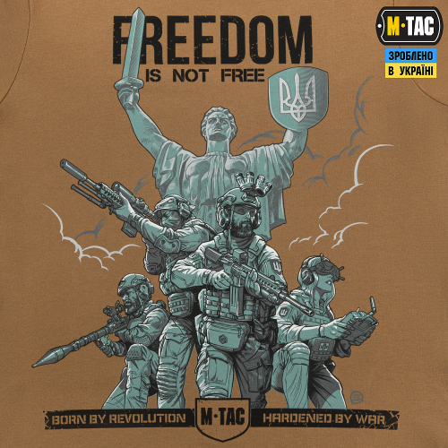 M-TAC ФУТБОЛКА FREEDOM COYOTE BROWN