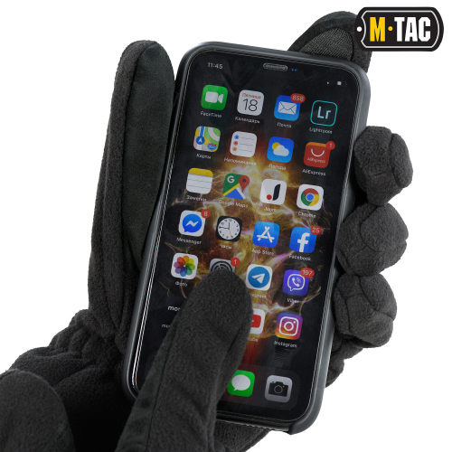 M-TAC РУКАВИЦІ WINTER TACTICAL WINDBLOCK 380 BLACK