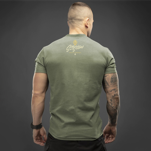 SVASTONE ФУТБОЛКА BONE SAW OLIVE