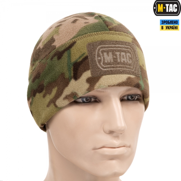 M-TAC ШАПКА WATCH CAP ФЛИС/СЕТКА С ЛОГОТИПОМ WINDBLOCK 380 MC