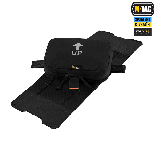 M-TAC ПІДСУМОК МЕДИЧНИЙ ГОРИЗОНТАЛЬНИЙ LARGE ELITE BLACK