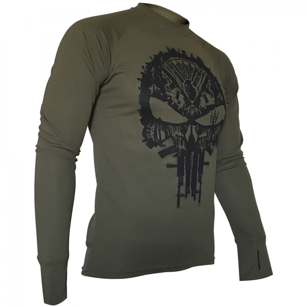 KRAMATAN TACTICAL DESIGN ЛОНГСЛІВ THE PUNISHER COOLMAX OLIVE