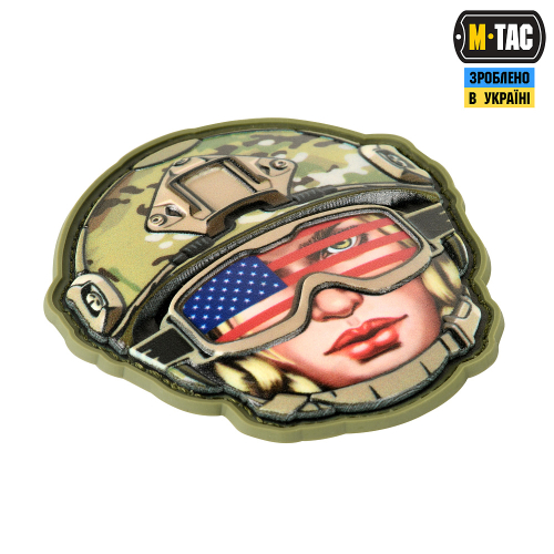 НАШИВКА EMOJI USA GIRL №2
