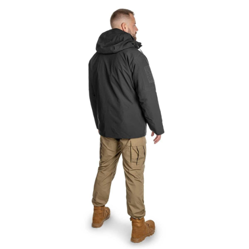 MIL-TEC ПАРКА ВЛАГОЗАЩИТНАЯ STURM WET WEATHER JACKET WITH FLEECE LINER GEN.II BLACK 10616002
