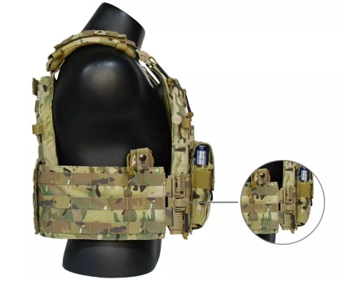 CHAMELEON ЖИЛЕТ ТАКТИЧНИЙ ПЛИТОНОСКА MULTICAM З ПОТРІЙНИМ ПІДСУМКОМ GAF6-901-76
