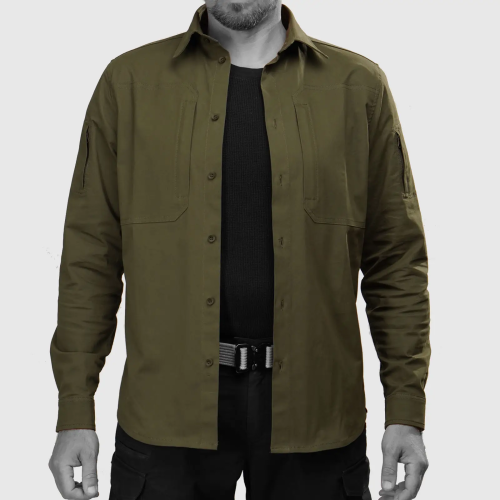 UATAC СОРОЧКА PRESIDENT LINE DARK OLIVE 523125