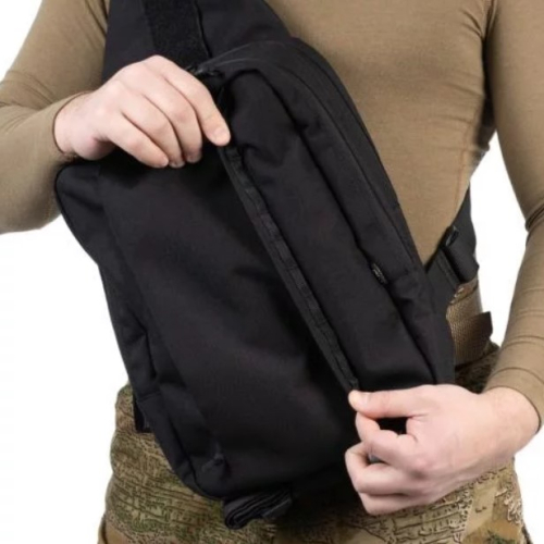 P1G-TAC СУМКА ПОЛЬОВА AGER BLACK UA281-70036-BK