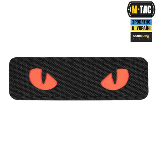 M-TAC НАШИВКА CAT EYES LASER CUT BLACK/RED/GID