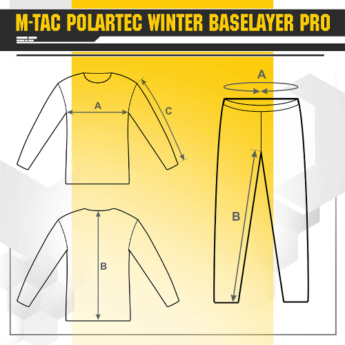 M-TAC ТЕРМОШТАНИ POLARTEC WINTER BASELAYER PRO BLACK