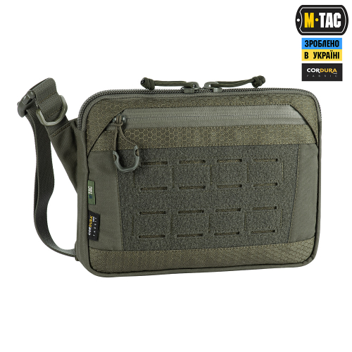 M-TAC СУМКА ADMIN BAG ELITE З ЛИПУЧКОЮ RANGER GREEN