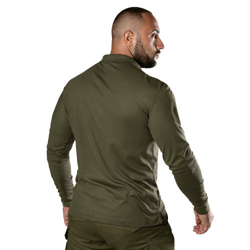 CAMO-TEC ПОЛО ARMY ID LONG COOLPASS PIQUE LT OLIVE 8291