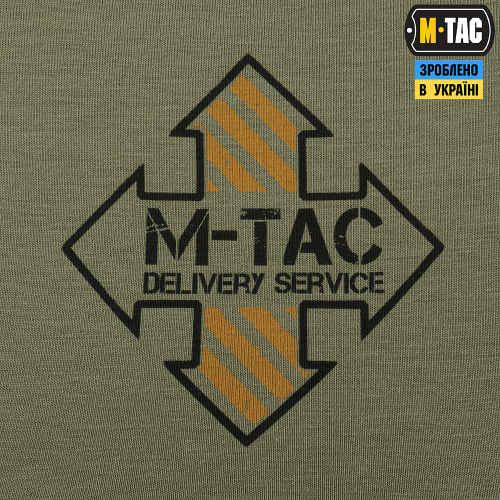 M-TAC ФУТБОЛКА DELIVERY SERVICE LIGHT OLIVE