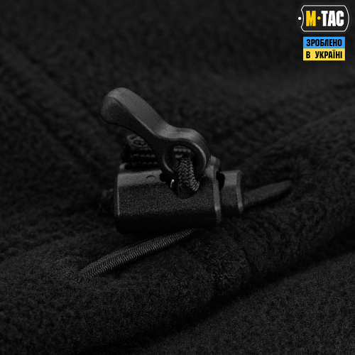 M-TAC ШАРФ-ТРУБА АНАТОМІЧНИЙ З ЗАТЯЖКОЮ ELITE ФЛІС (320Г/М2) BLACK