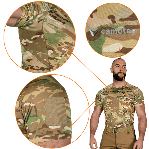 CAMO-TEC ФУТБОЛКА THORAX PATROL MULTICAM 7579