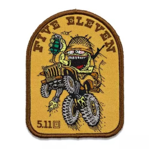5.11 TACTICAL НАШИВКА WILD WILLY GRENADE PATCH 92180-055