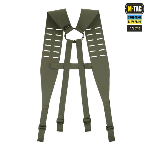 M-TAC РЕМНИ ПЛЕЧЕВЫЕ ДЛЯ ТАКТИЧЕСКОГО ПОЯСА LASER CUT RANGER GREEN